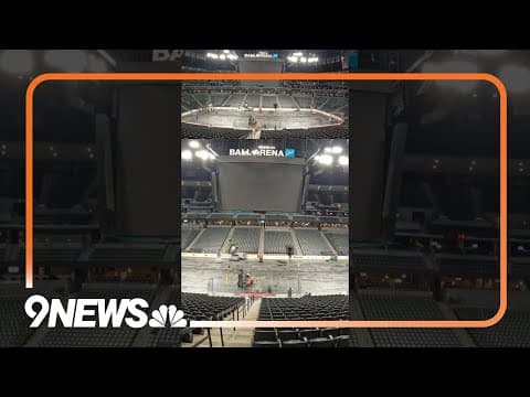 Timelapse: Denver’s Ball Arena conversion team switches from Nuggets court to Avalanche ice