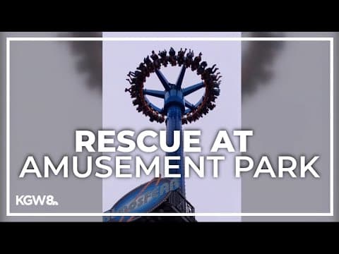 Portland amusement ride malfunctions, leaving people stuck dangling upside down