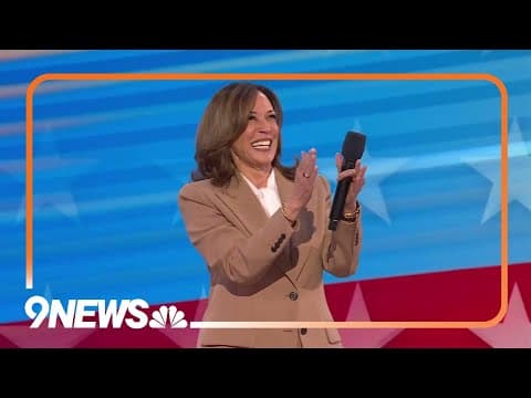 Kamala Harris appears at first night of DNC