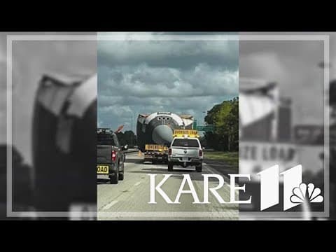 NASA space shuttle traveling to St. Cloud