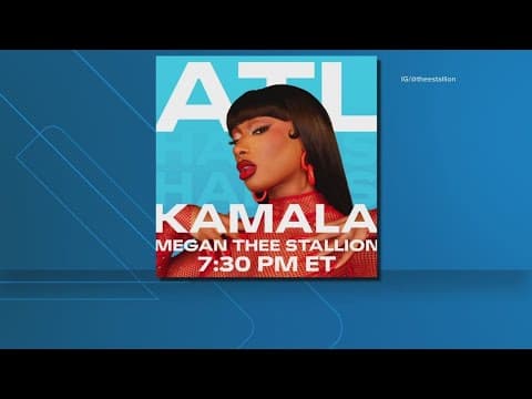 Megan Thee Stallion set to join VP Harris at campaign rally in Atlanta