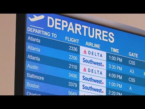 Buckeye fans headed to Atlanta on Southwest Airlines hoping they arrive on time
