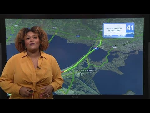 Traffic on 4: Congestion in some areas across New Orleans