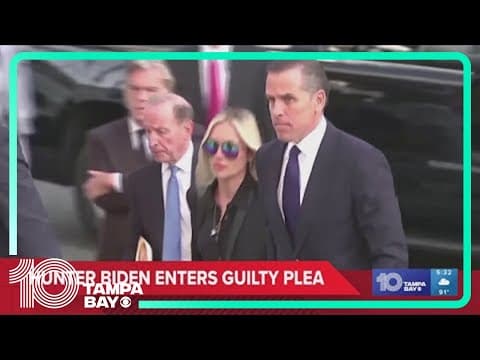 Hunter Biden enters guilty plea to avoid tax trial