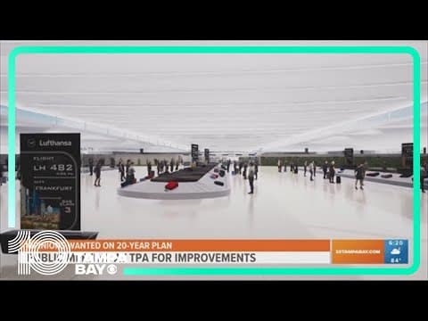 Tampa International Airport leaders want your input on a 20-year improvement plan
