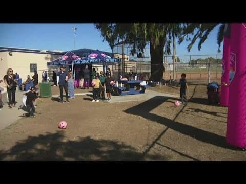 San Diego Wave FC, city leaders celebrate park resurfacing project in Logan Heights