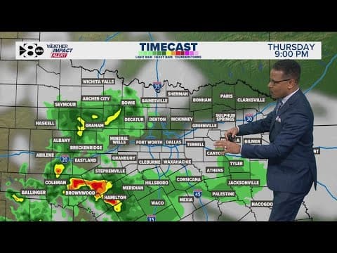 Storm chances in North Texas: Latest forecast and timeline