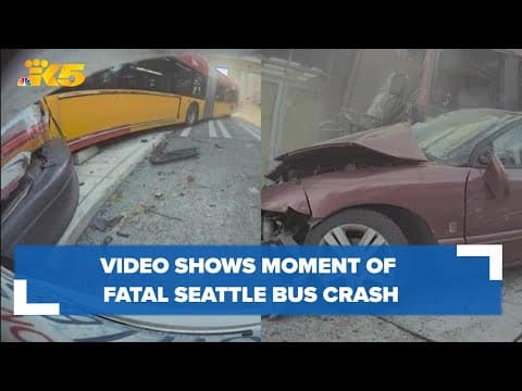 New video gives more insight into what led up to fatal Seattle bus crash