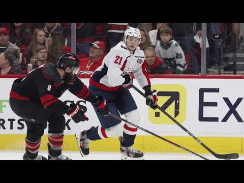 Capitals on the brink of elimination after Game 4 loss to Canes