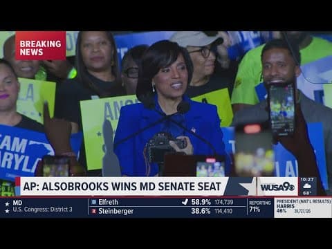 Angela Alsobrooks speech after winning Maryland US Senate race