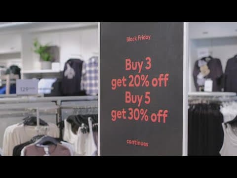 Black Friday shopping is in full swing at North Texas malls