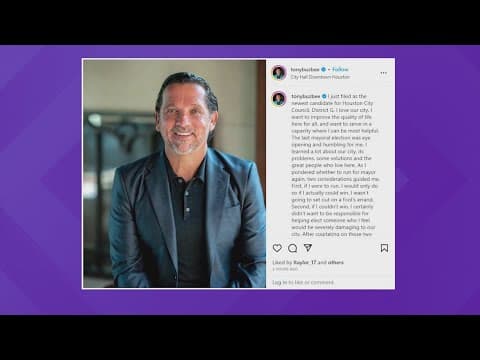 'This is our home' | Tony Buzbee to run for Houston City Council seat