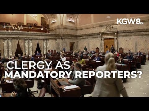 Washington lawmakers debate bill requiring clergy to report child abuse
