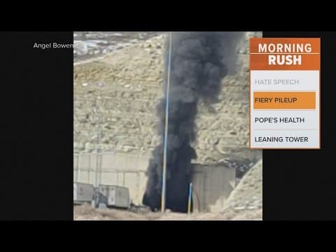 Fatal fiery crash closes a Wyoming tunnel