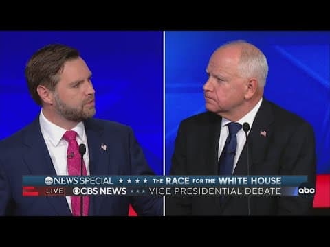 JD Vance and Tim Walz Vice Presidential Debate recap