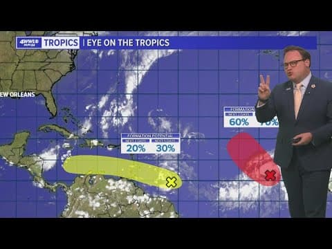 Eye on Tropics: Watching 2 tropical disturbances