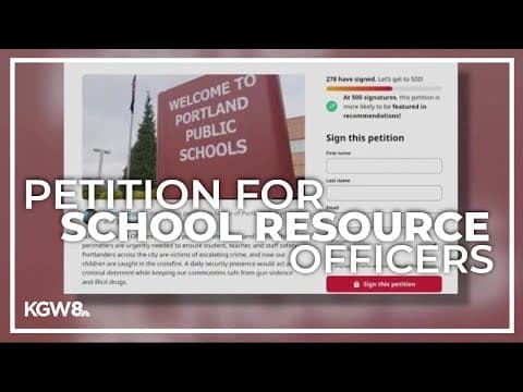 PPS parent creates petition calling for return of school resource officers