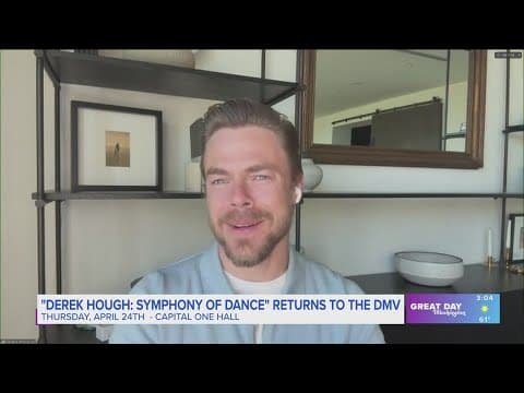4-time Emmy winner, Derek Hough returns to the DC area with his 'Symphony of Dance' tour
