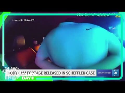 Body camera footage released from Scottie Scheffler's arrest