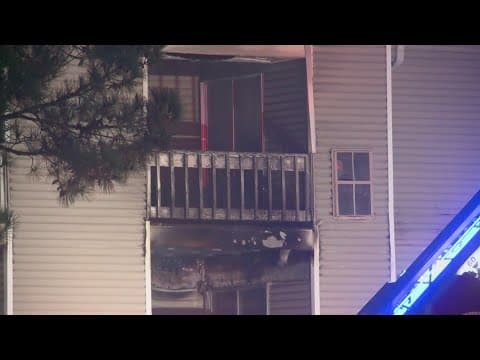 Apartment catches fire in Kenner, two saved by firefighters