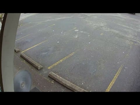 Rogue saw blade misses man by seconds