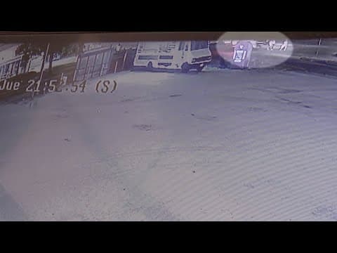 Surveillance video: Woman struck, killed by Houston police car in front of her children
