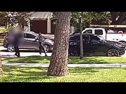 HPD video: Men robbed while doing yard work near West U
