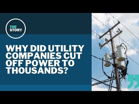 Why did utility companies shut off power to thousands of Oregonians?