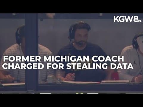 Former Michigan coach faces 24 charges for stealing student athletes’ private data