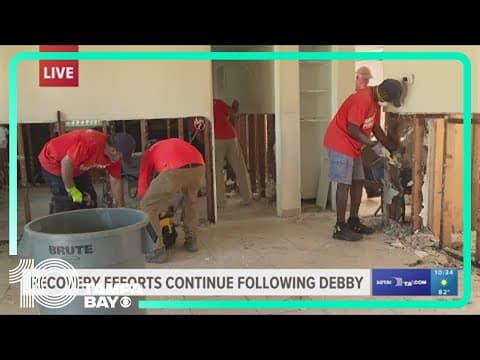 Recovery efforts ongoing in Sarasota County following Hurricane Debby