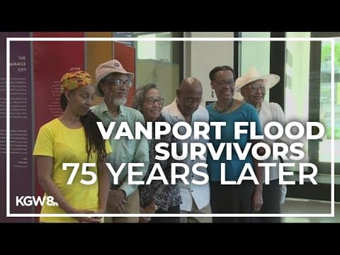 Survivors mark 75 years since Vanport flood