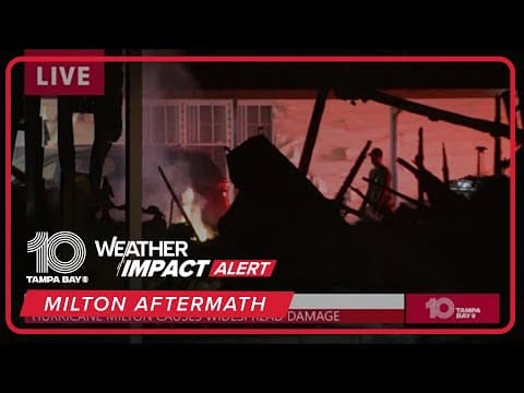 Crews respond to house fire in Brooksville amid Milton aftermath