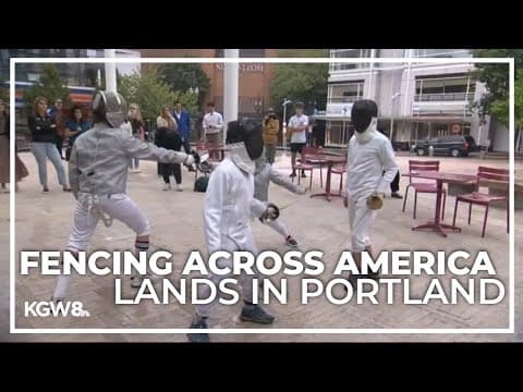 At a Portland park, group breaks down barriers by building up fencers