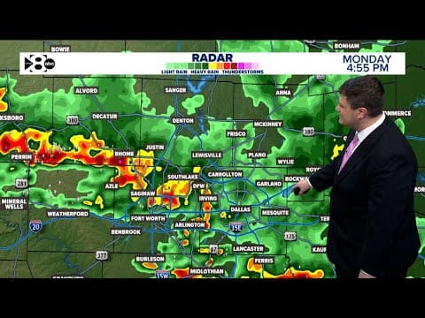 FORECAST: Tracking severe weather in North Texas on Monday