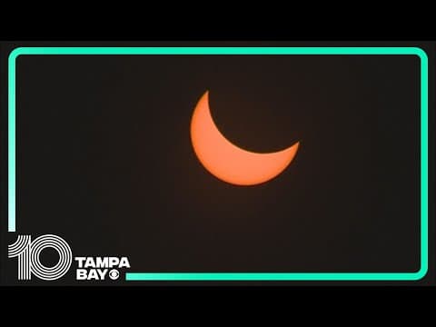 Watch as the moon crosses in front of sun to form 'Ring of Fire' solar eclipse