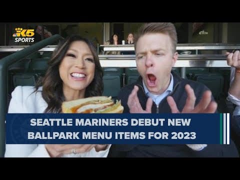 Some of the new menu options at T-Mobile Park for the 2023 season