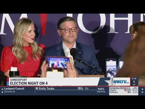 Speaker of the House Mike Johnson wins reelection in Shreveport