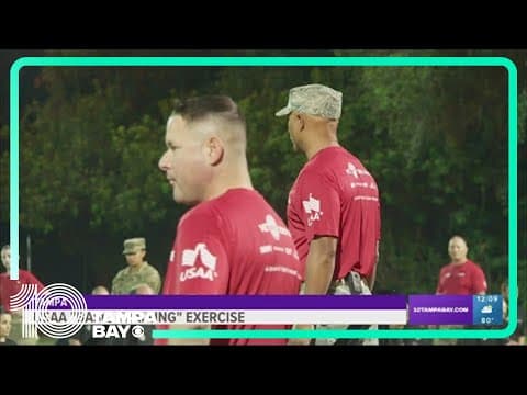 Just a drill: USAA holds early morning training exercise in Tampa