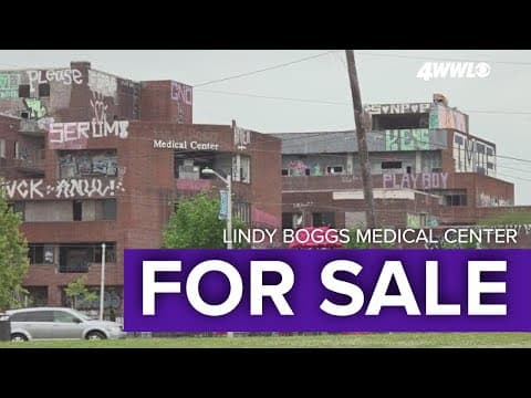 Deteriorating Lindy Boggs Hospital up for sale