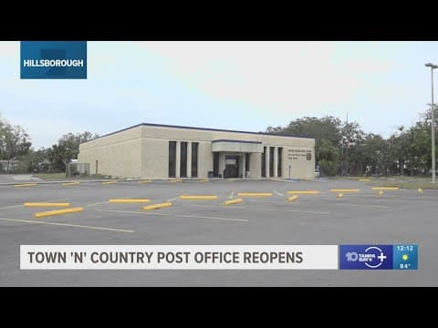 One Tampa post office is back open following hurricane repairs
