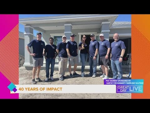 Celebrate 40 years of Habitat for Humanity Tampa Bay Gulfside
