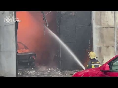 Russia batters Ukraine with more than 700 drones, officials say