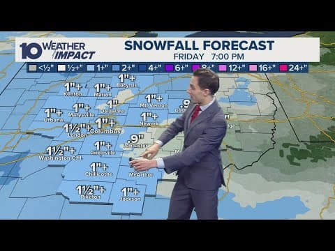 Columbus, Ohio weather forecast for Jan. 9, 2025 | Watching accumulating snow heading our way