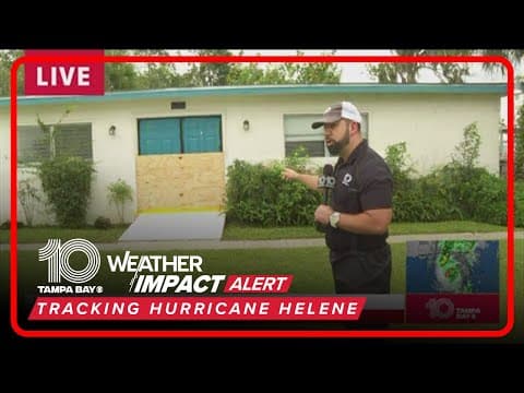 Crystal River residents boarding up ahead of storm surge from Hurricane Helene