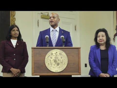 Maryland Gov. Moore talks to WUSA9 after nearly $150 million in budget cuts is approved