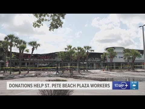 St. Pete Beach community helps raise money after fire tears through shopping complex