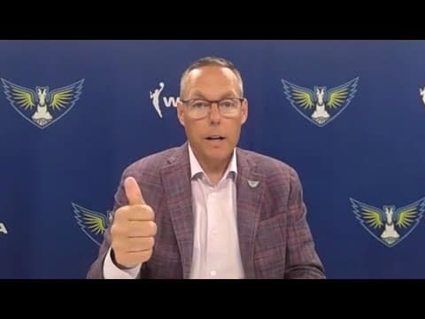 Dallas Wings President and CEO Greg Bibb gives a mid-season report