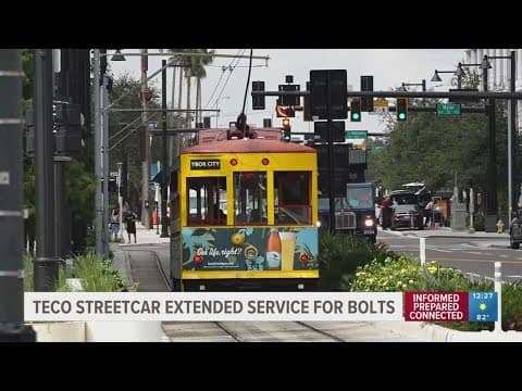 TECO Line Streetcar hours extended for Lightning playoff games