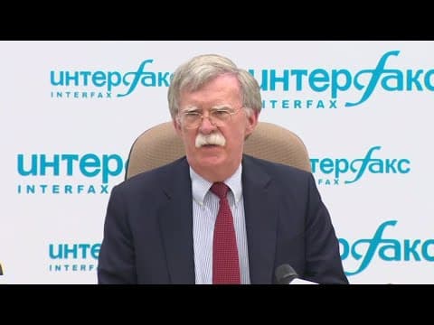 FBI searches former national security adviser John Bolton's home, office