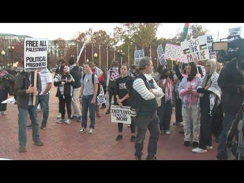 Pro-Palestinian rally held at DC's Union Station